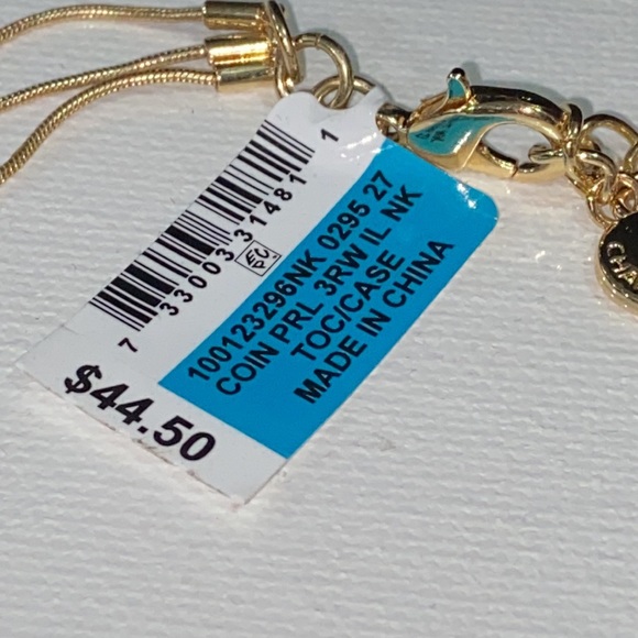 Three layers coin pearl Necklace in fashion now - Picture 9 of 12